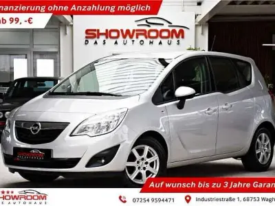 Gebraucht Opel Meriva Edition 101 PS (74 kW) 2010 Silber Van / Kleinbus