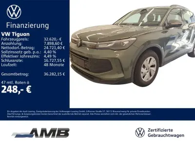 Second-hand VW Tiguan Basis 131 CP (96 kW) 2025 Verde SUV