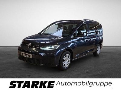 Neu VW Caddy Maxi Family 122 PS (89 kW) 2025 Blau (starlight blue metallic) Van / Kleinbus