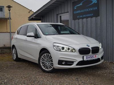 Gebraucht BMW 218 Active Tourer Luxury Line 150 PS (110 kW) 2014 Weiß Van / Kleinbus