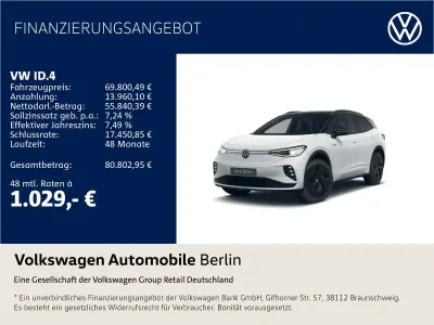 Gebraucht VW ID.4 GTX 250 kW (340 PS) 2025 Gletscherweiß metallic SUV