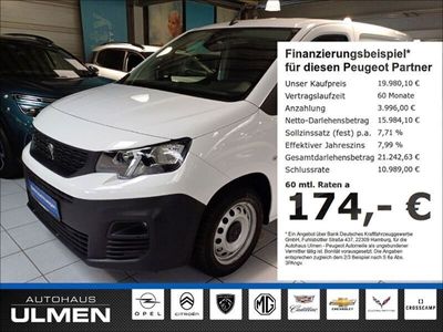 gebraucht Peugeot Partner L2 Premium 1.5 BlueHDi 100 FAP EU6d-T Klimaanlage Park Distance Control