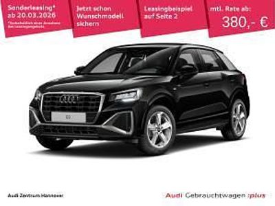 Gebraucht Audi Q2 S-Line 150 PS (110 kW) 2025 Schwarz (0e mythosschwarz metallic) SUV