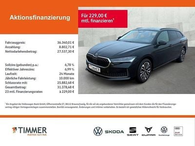 Gebraucht Skoda Superb Selection 150 PS (110 kW) 2025 Ebony schwarz metallic Kombi
