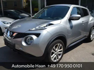 Używany Nissan Juke Acenta 110 KM (80 kW) 2017 Srebrny SUV