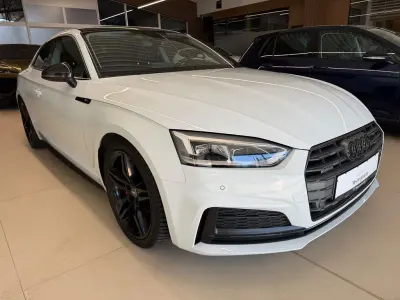 Brugt Audi A5 S-Line 190 HK (139 kW) 2019 Hvid Coupe