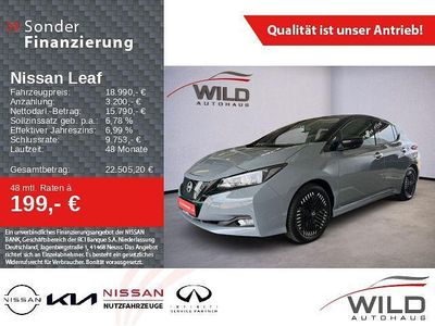 Schwarz Gebraucht 2022 Nissan Leaf N-Connecta Kleinwagen | 18.990 € (Fairer Preis)