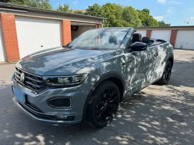 Gebraucht VW T-Roc Cabriolet R-line 150 PS (110 kW) 2021 Grau Cabrio
