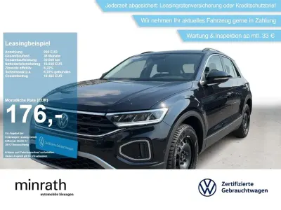 Gebraucht VW T-Roc Life 110 PS (80 kW) 2023 Schwarz SUV