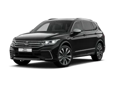 Gebraucht VW Tiguan Allspace R-line 200 PS (147 kW) 2024 Deep black perleffekt (schwarz) SUV