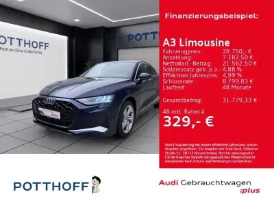 Gebraucht Audi A3 Advanced 150 PS (110 kW) 2025 Navarrablau metallic Limousine