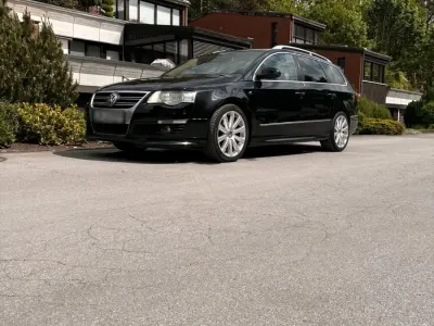 Gebraucht VW Passat R 170 PS (125 kW) 2009 Schwarz Kombi