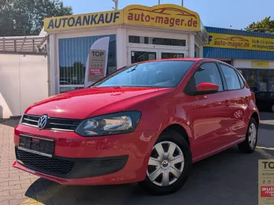 Gebraucht VW Polo Trendline 60 PS (44 kW) 2010 Rot Kleinwagen