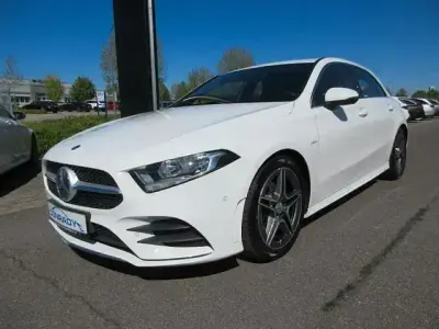 Brugt Mercedes A200 AMG 163 HK (119 kW) 2018 Hvid Sedan