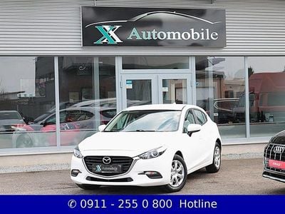 Gebraucht Mazda 3 Prime-Line 101 PS (74 kW) 2018 Weiß Limousine