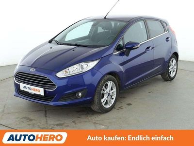 Gebraucht Ford Fiesta Titanium 125 PS (91 kW) 2016 Blau Kleinwagen