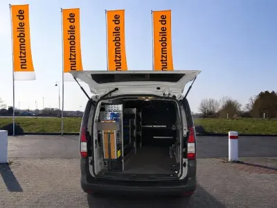 Gebraucht VW Caddy 102 PS (75 kW) 2021 Weiß Van / Kleinbus