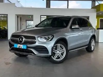 Brugt Mercedes GLC300e Business 122 HK (89 kW) 2020 Sølv Sedan