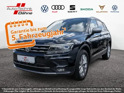 Gebraucht VW Tiguan Allspace Highline 150 PS (110 kW) 2021 Schwarz SUV
