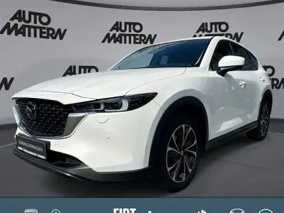 Gebraucht Mazda CX-5 Sports-Line 194 PS (142 kW) 2022 Snowflake white pearl (metallic) SUV