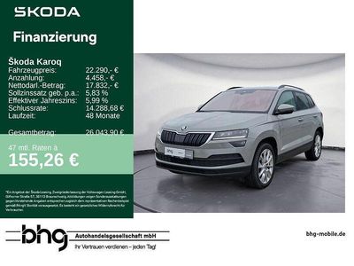 Gebraucht Skoda Karoq Style 116 PS (85 kW) 2021 Grau SUV