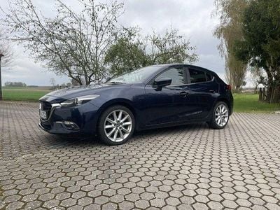 Usata Mazda 3 Sports-Line 120 CV (88 kW) 2018 Blu Berlina