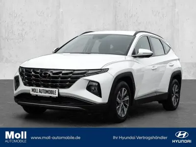 Gebraucht Hyundai Tucson Select 150 PS (110 kW) 2023 Serenity white / mic SUV