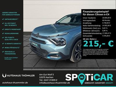 Gebraucht Citroën e-C4 Shine 100 kW (136 PS) 2022 Blau Limousine