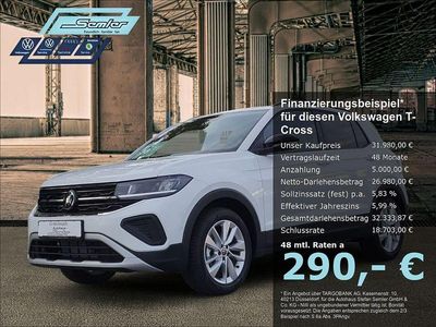 Pure white Gebraucht 2025 VW T-Cross Goal SUV | 31.980 € (Teuer)