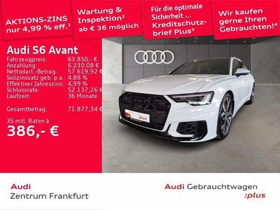 Gebraucht Audi S6 Sport 344 PS (253 kW) 2024 Gletscherweiß metallic Kombi