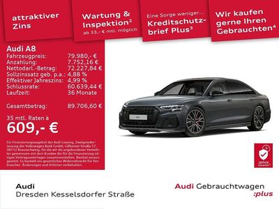 Gebraucht Audi A8L Ambiente 286 PS (210 kW) 2025 Daytonagrau perleffekt Limousine