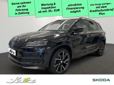 Gebraucht Skoda Karoq SportLine 150 PS (110 kW) 2021 Schwarz SUV