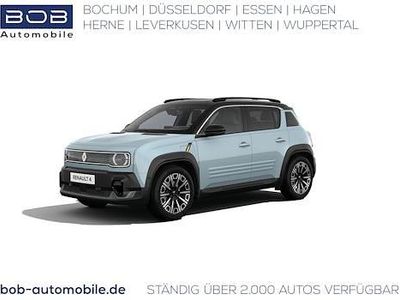 Neu Renault 4 E-Tech Iconic 110 kW (150 PS) 2025 Kumulusblau + dach black pearlschwarz (blau) SUV
