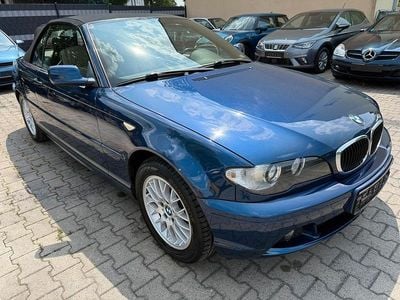 Usata BMW 318 Cabriolet 150 CV (110 kW) 2005 Blu Cabrio