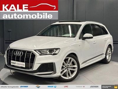 Gebraucht Audi Q7 S-Line 340 PS (250 kW) 2022 Weiß metallic (gletscherweiß metallic) SUV