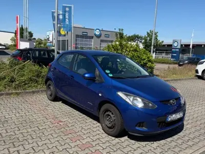 Gebraucht Mazda 2 Independence 68 PS (50 kW) 2008 Blau Kleinwagen