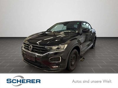 Second-hand VW T-Roc Cabriolet R-line 150 CP (110 kW) 2021 Negru Cabrio