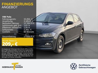 Gebraucht VW Polo Highline 110 PS (80 kW) 2021 Grau Kleinwagen
