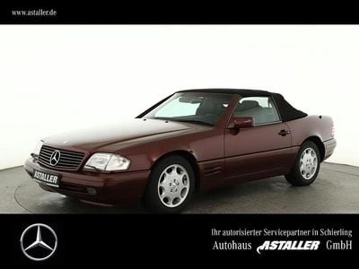Rot rubin metallic (metallic) Gebraucht 1995 Mercedes SL320 Cabrio | 15.799 €