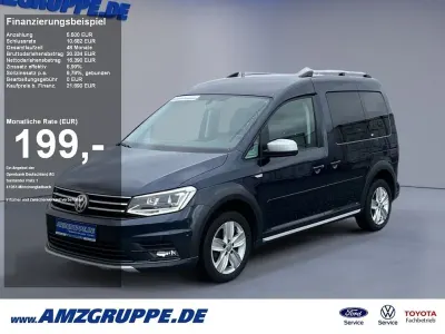 Gebraucht VW Caddy 102 PS (75 kW) 2019 Blau met Van / Kleinbus