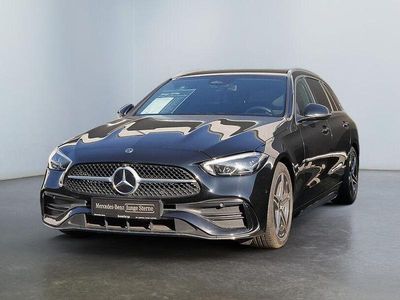 Gebraucht Mercedes C200 AMG 204 PS (150 kW) 2022 Schwarz unilack schwarz uni Kombi
