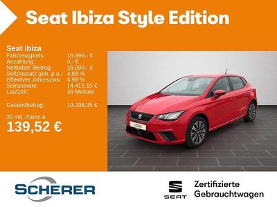 Gebraucht Seat Ibiza Style 116 PS (85 kW) 2024 Pure rot Limousine