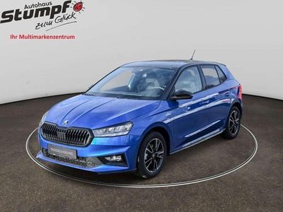 Neu Skoda Fabia Monte Carlo 116 PS (85 kW) 2025 Race blau metallic Kleinwagen