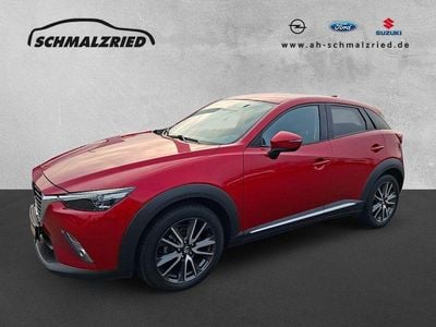 Gebraucht Mazda CX-3 Sports-Line 105 PS (77 kW) 2016 Rubinrot metallik SUV