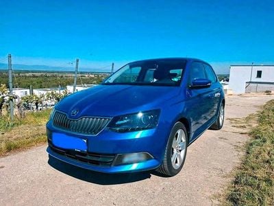 Second-hand Skoda Fabia Style 95 CP (69 kW) 2018 Albastru Hatchback