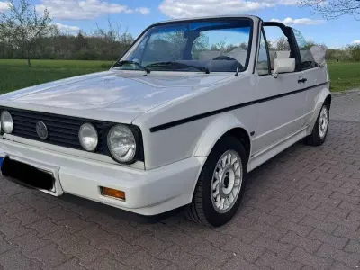Gebraucht VW Golf Cabriolet 98 PS (72 kW) 1990 Weiß Cabrio