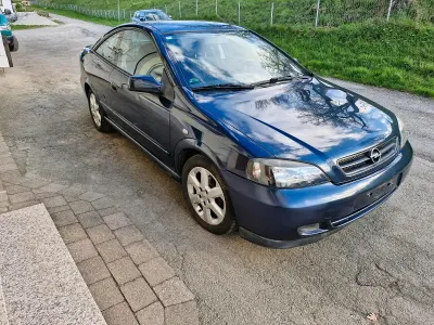 Brugt Opel Astra 116 HK (85 kW) 2000 Blå Coupe
