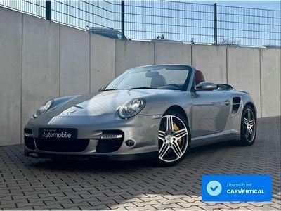 Second-hand Porsche 997 Turbo Chrono 480 CP (353 kW) 2008 Argintiu Cabrio