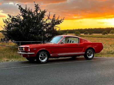 gebraucht Ford Mustang GT FASTBACK 1965 POPPY RED OPTIONEN