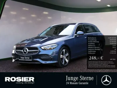 Gebraucht Mercedes C180 Advanced 170 PS (125 kW) 2024 Blau / sodalithblau Kombi